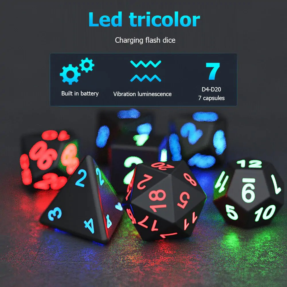 Lusy Store LLC Electronic Luminous LED Dice Set Toys