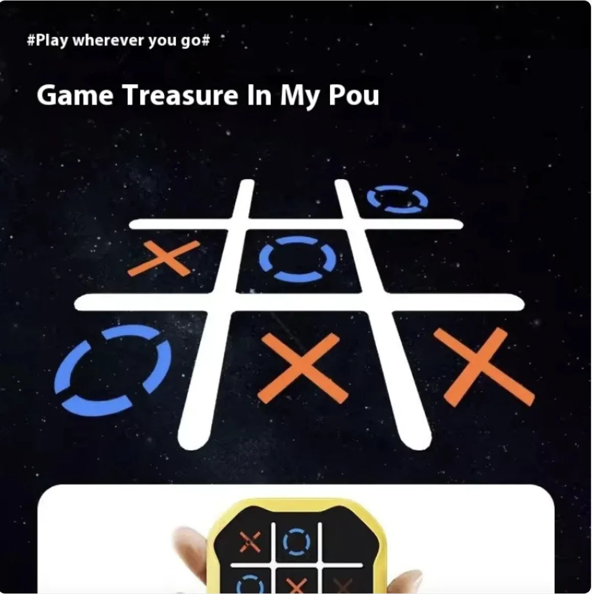 Lusy Store LLC Qike Super Tic-Tac-Toe All-in-One Chess Collection - Fun &amp; Educational Electronic Toy for Kids Toys