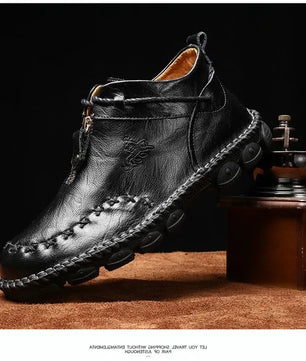 Men Boots Cow Leather
