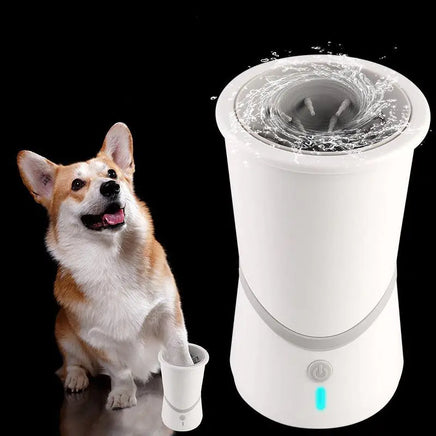 Automatic Dog Paw Cleaner White