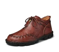 Men Boots Cow Leather Dark brown 12