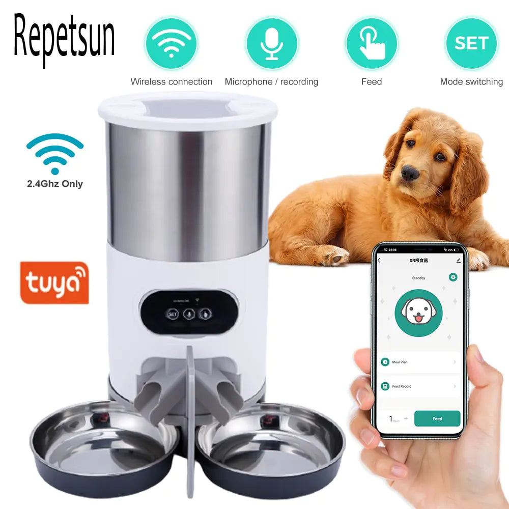 Lusy Store LLC Wi-Fi Smart Pet Feeder Pets