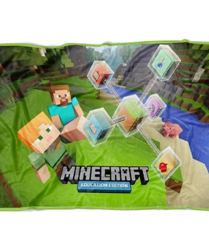 Minecraft Education Edition Fleece Blanket Lightweight Supremely Soft Gift For Kid - Lusy Store