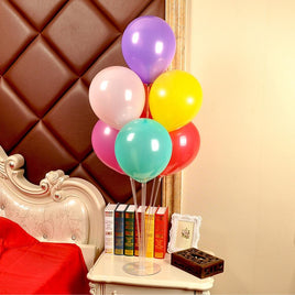 1 Set Balloons Column Stand Clear Plastic Balloon Stick and Cups - Lusy Store