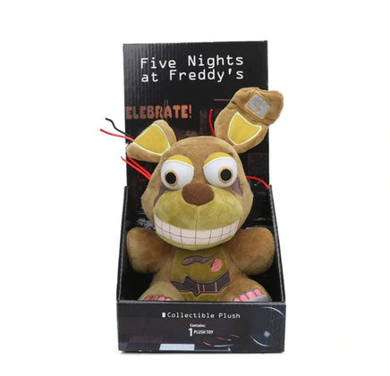 10" Nightmare Five Nights At Freddy's Freddy Bear Foxy Chica Bonnie Plush Toys Doll - Lusy Store