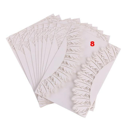 10 Pcs/Set Laser Cut Butterfly Vertical Invitations Cards Kits - Lusy Store