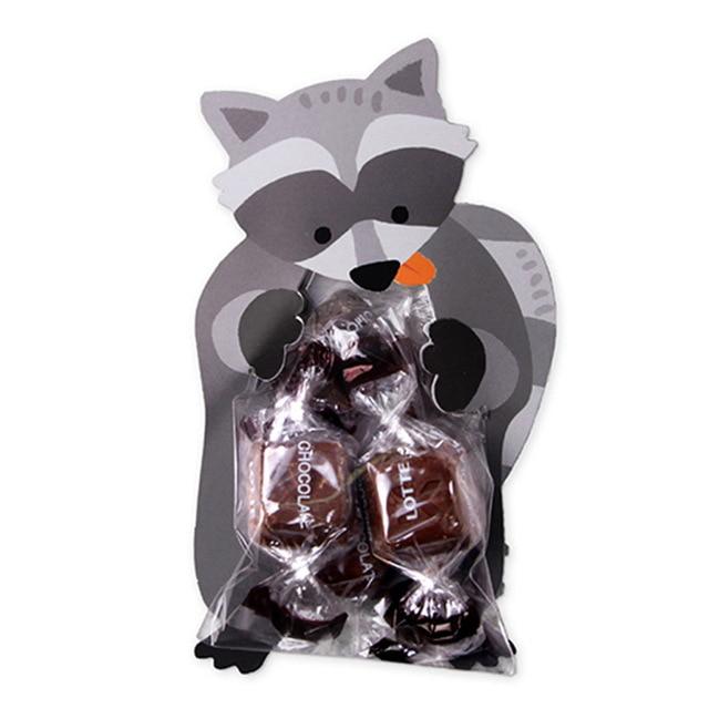 10 Sheets/Bag Cute Cartoon Gifts Bags Christmas Party Cookie Packaging - Lusy Store