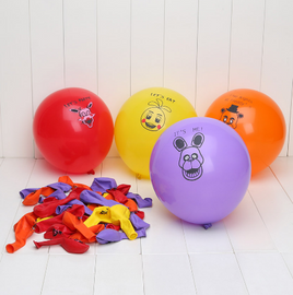 100pcs Five Nights at Freddy's Freddy Fazbear Fox Bonnie Chica Printed Latex Balloons Party - Lusy Store