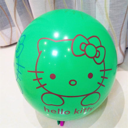 10PCS 12inch Printed Hello kitty Latex Balloons Inflatable Helium Air Balls - Lusy Store