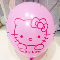 10PCS 12inch Printed Hello kitty Latex Balloons Inflatable Helium Air Balls - Lusy Store