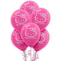 10pcs Hello Kitty Cat Birthday Party Decoration Balloons Child Baby Shower - Lusy Store