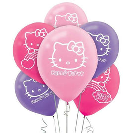 10pcs Hello Kitty Cat Birthday Party Decoration Balloons Child Baby Shower - Lusy Store