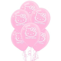 10pcs Hello Kitty Cat Birthday Party Decoration Balloons Child Baby Shower - Lusy Store