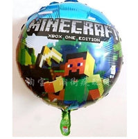 10pcs Minecraft balloon (18") - Minecraftl birthday party foil balloon for kids party - Lusy Store