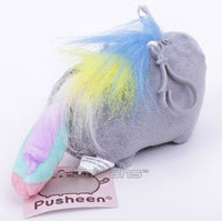 10pcs Pusheen Cat Mini Plush Toys with Keychain Soft Stuffed Pendant Dolls 9cm - Lusy Store