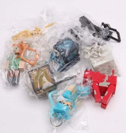 10pcs/lot Minecraft Micro World 2 Hanger Action Figure Toys Keychain Pendants 3D - Lusy Store