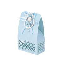12Pcs Cute Boy And Girl Paper Baptism Baby Shower Candy Box Decoration Kid Favors - Lusy Store
