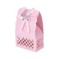 12Pcs Cute Boy And Girl Paper Baptism Baby Shower Candy Box Decoration Kid Favors - Lusy Store