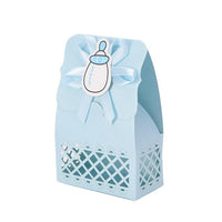 12Pcs Cute Boy And Girl Paper Baptism Baby Shower Candy Box Decoration Kid Favors - Lusy Store