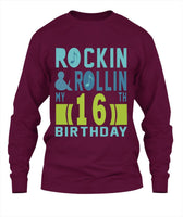 16 Year Old Birthday Gift Funny Long Sleeve - Lusy Store