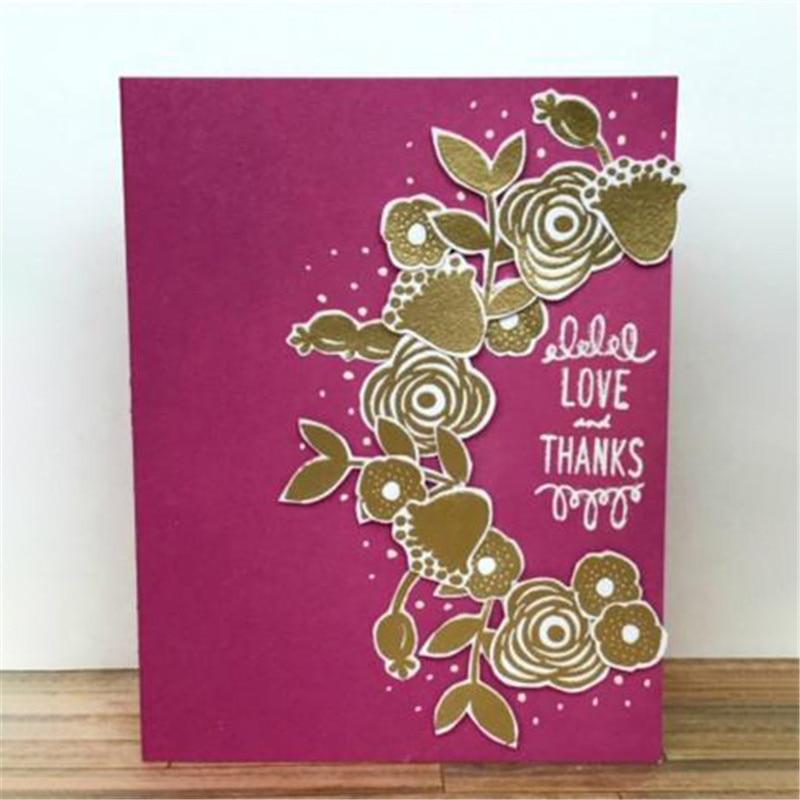 16Pcs Love and Thanks Metal Cutting Dies for Scrapbooking Die Cuts - Lusy Store
