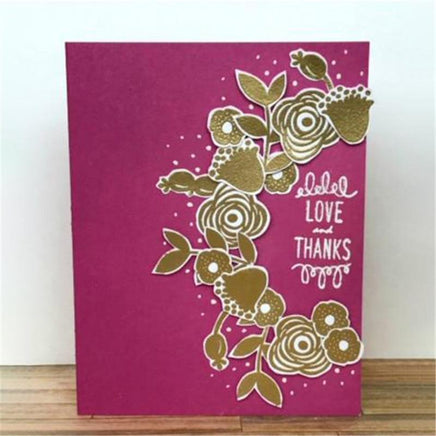16Pcs Love and Thanks Metal Cutting Dies for Scrapbooking Die Cuts - Lusy Store