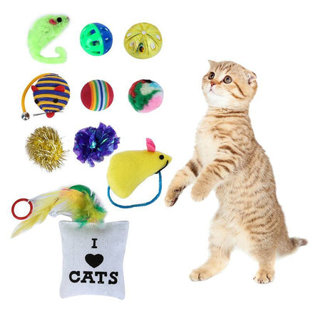 18 Variety Small Mini Cat Toy Mouse Game Gift Toys - Lusy Store