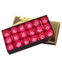 18Pcs Artificial Flowers Rose Wedding Party Valentines Day Gift Scented Petal Bath Body Soap Gifts - Lusy Store