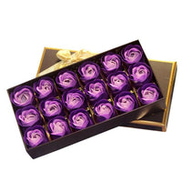 18Pcs Artificial Flowers Rose Wedding Party Valentines Day Gift Scented Petal Bath Body Soap Gifts - Lusy Store
