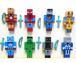 Minecraft Superhero building block Toy set - Lusy Store