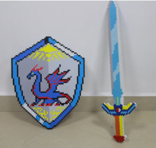 Minecraft sword and shield 2 pcs - Lusy Store