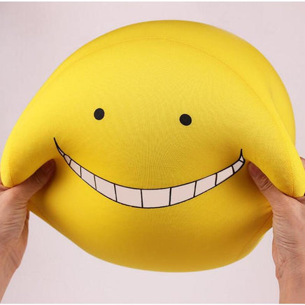 20cm Kawaii Emoji Face Pillow Ansatsu Kyoushitsu Korosensei Foam Particles Assassination Classroom Cushion - Lusy Store