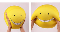 20cm Kawaii Emoji Face Pillow Ansatsu Kyoushitsu Korosensei Foam Particles Assassination Classroom Cushion - Lusy Store