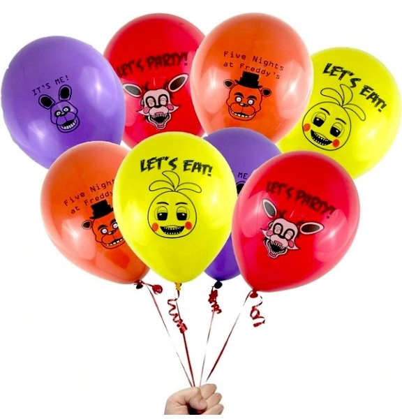 20Pcs Five Nights at Freddy's 12" Cartoon Colorful Printed Latex Party Toy Balloon Festival Factory - Lusy Store