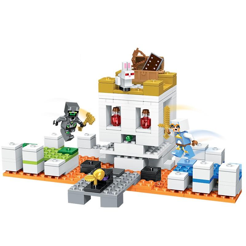 210pcs Children's educational building blocks toy Compatible Legoings minecraft Skull Stadium - Lusy Store