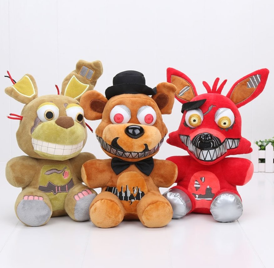 FNAF FIVE NIGHTS AT FREDDY'S Plush Soft Toy Funtime 25 CM Bear Foxy Puppet  Boy