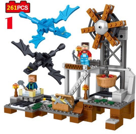 261pcs MY WORLD Minecrafted Model building Blocks Mine equipment Compatible With Legoe - Lusy Store