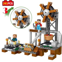 261pcs MY WORLD Minecrafted Model building Blocks Mine equipment Compatible With Legoe - Lusy Store