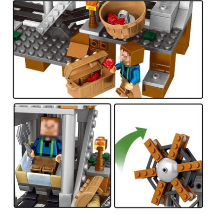 261pcs MY WORLD Minecrafted Model building Blocks Mine equipment Compatible With Legoe - Lusy Store