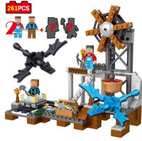 261pcs MY WORLD Minecrafted Model building Blocks Mine equipment Compatible With Legoe - Lusy Store