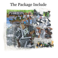 261pcs MY WORLD Minecrafted Model building Blocks Mine equipment Compatible With Legoe - Lusy Store