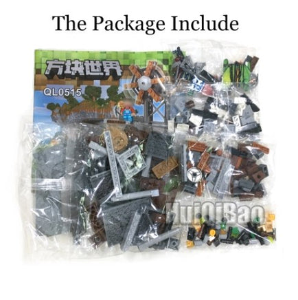 261pcs MY WORLD Minecrafted Model building Blocks Mine equipment Compatible With Legoe - Lusy Store