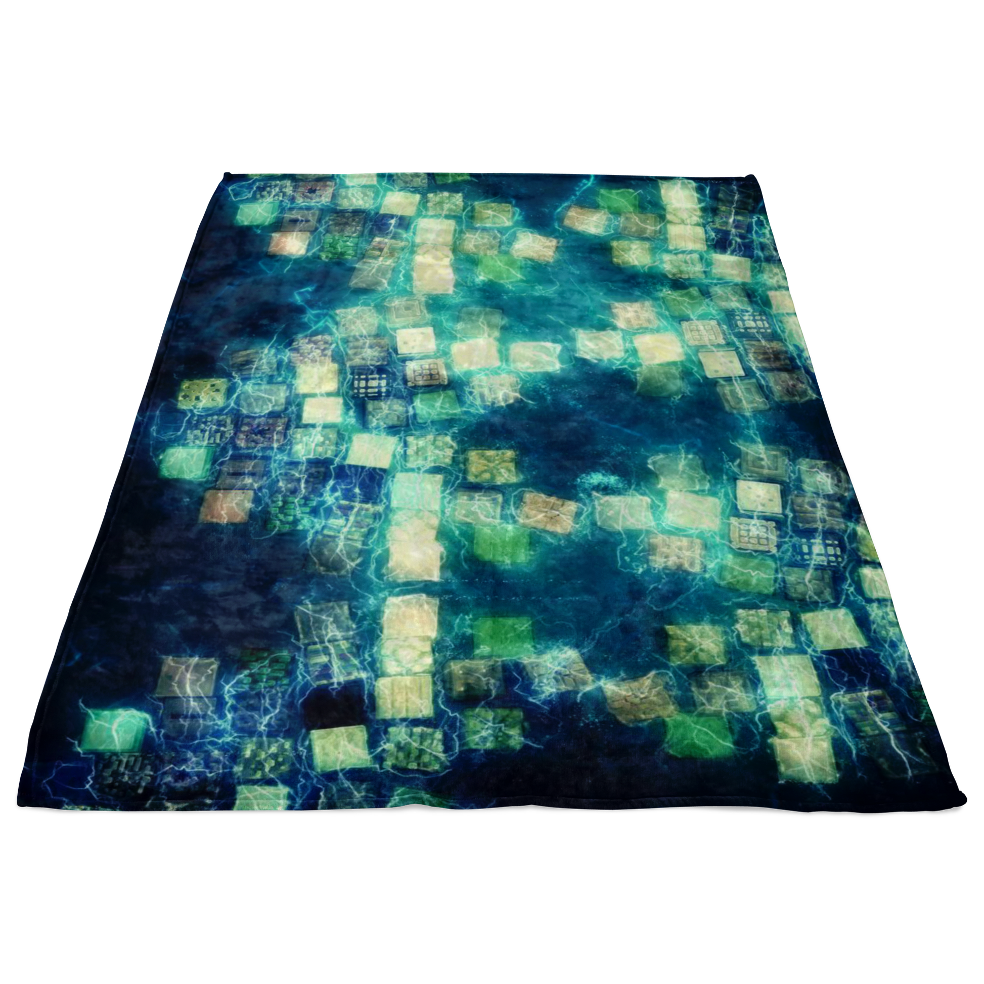 Minecraft Fleece Blanket Minecraft Note Block Impulse Blue Blanket Warm And Super Comfortable Best Gift For Kids - Lusy Store