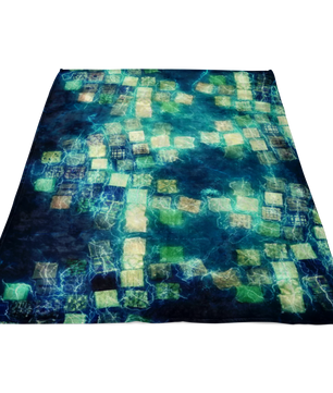 Minecraft Fleece Blanket Minecraft Note Block Impulse Blue Blanket Warm And Super Comfortable Best Gift For Kids - Lusy Store