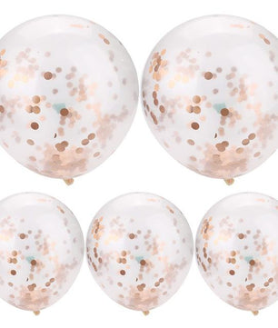 30 40 50th Happy Birthday Age Confetti Filled Balloons Wedding Party 5 pcs - Lusy Store