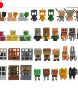 36pcs/lot New Minecraft More Characters Hanger Action Figure Toys Cute 3D Minecraft - Lusy Store
