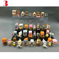 36pcs/lot New Minecraft More Characters Hanger Action Figure Toys Cute 3D Minecraft - Lusy Store