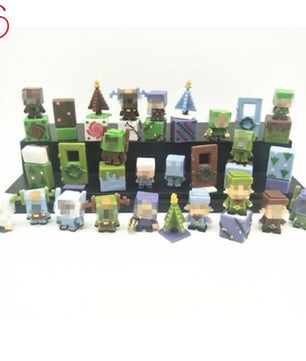 36pcs/lot New Minecraft More Characters Hanger Action Figure Toys Cute 3D Minecraft - Lusy Store