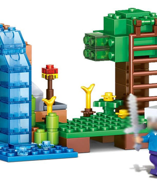 378pc 4 in 1 Educational Toys for Children Gift Compatible Lego Minecraft Building Blocks - Lusy Store