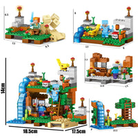 378pc 4 in 1 Educational Toys for Children Gift Compatible Lego Minecraft Building Blocks - Lusy Store